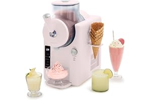GreenPan Frost Ice Cream Machine & Frozen Drink Maker, Soft Serve, Slushie, Milkshakes & Cocktails, No Freezer Needed, 15-in-