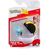 Pok&eacute;mon PKW4607 - Clip 'N' Go Pok&eacute;ball - Sheinux and Ultraball, official Pok&eacute;ball with movable figure 5 cm