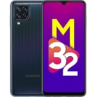 Samsung Galaxy M32 (Black, 4GB RAM, 64GB Storage) 6 Months Free Screen Replacement for Prime
