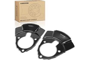 A-Premium Front Brake Dust Shield Compatible with Chevy, GMC and Cadillac Models - Silverado/Sierra 1500 HD Classic, Tahoe, Y