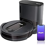 Shark RV912S EZ Robot Vacuum with Self-Empty Base, Bagless, Row-by-Row Cleaning, Perfect for Pet Hair, Compatible with Alexa,