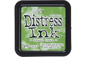 Ranger TIM35008 Tim Holtz Distressed Ink Pad, Mowed Lawn Green, by The Yard