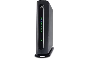 Motorola MG7315 Modem WiFi Router Combo | DOCSIS 3.0 Cable Modem + N450 Single Band Wi-Fi Gigabit Router | 343 Mbps Max Speeds | Approved by Cox and Spectrum