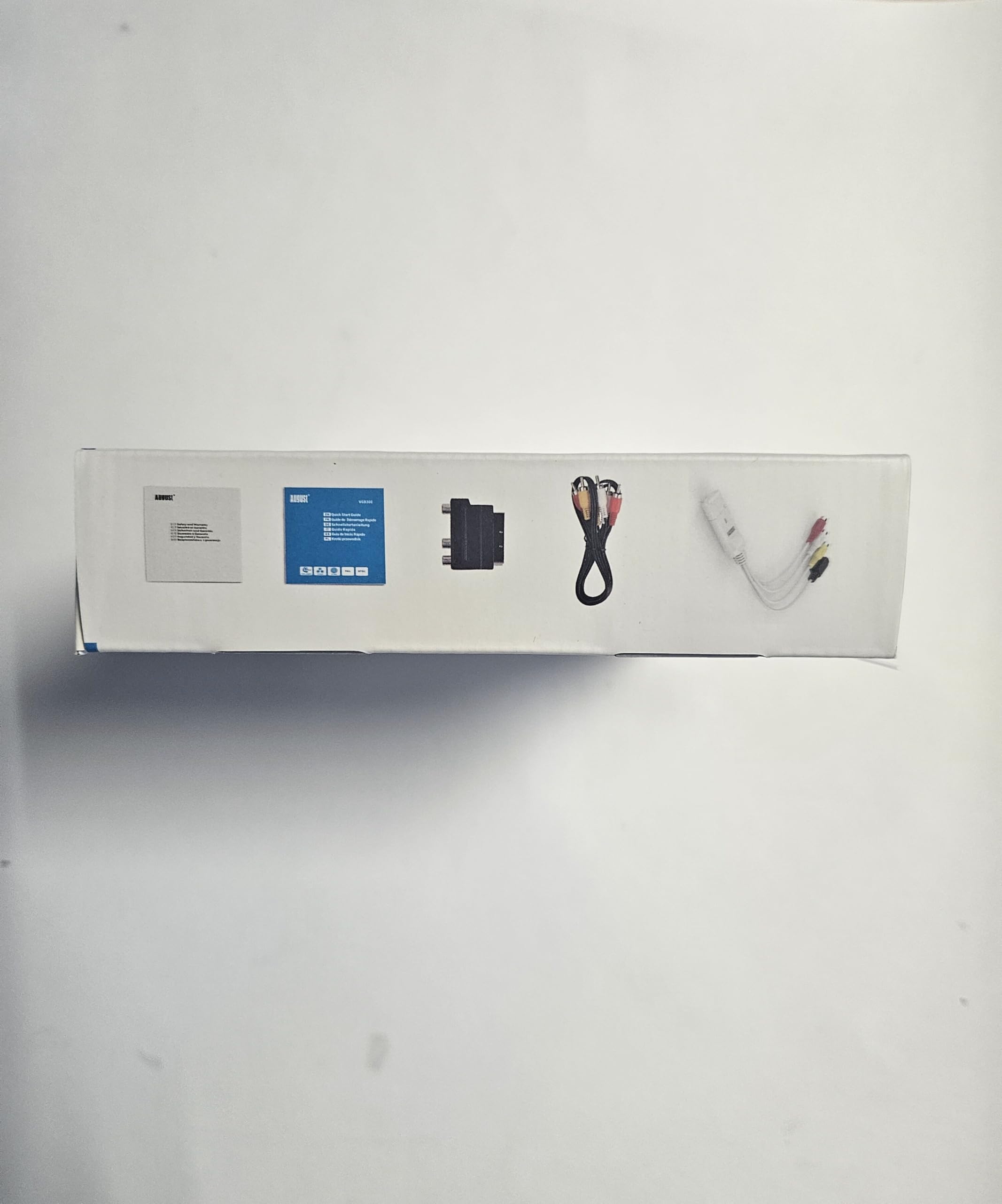 August External USB Video Capture Card VGB300 - Transfer VHS Home Videos to Mac OS and PC Windows - S-Video and Composite in