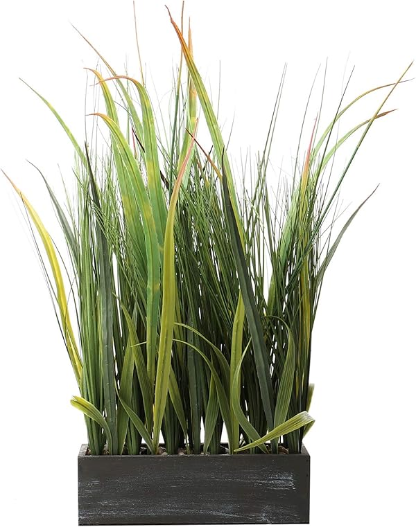 SAROSORA Künstliche Pflanzen, 55,9 cm hoch, für Garten, Innenbereich, Tischdekoration, Kunstrasen, Fauk Pflanzen (1,55,9 cm)