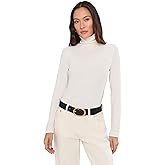 Madewell Womens Coverstitch Turtleneck Drapey Rayon Rib