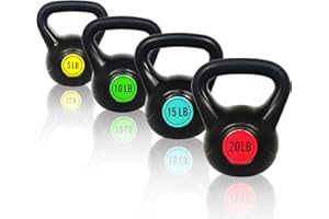 OLIXIS Kettlebell Sets, Strength Training Kettlebells, Weights Set for Women Men
