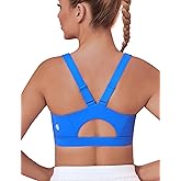 Cordaw Sports Bras for Women High Support, Adjustable Straps High Impact Workout Yoga Bra with Sewn-in Pad