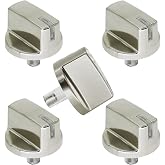5 Pack Replacement Burner Control Knob Assembly, AEZ73293801 | Compatible with l/g Range/Stove Gas Cooktop, Replace Part EBZ60710601, 2025031, AH3639420, EA3639420, AP5594929, PS3639420