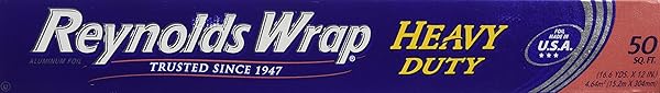 REYNOLDS ALUMINUM FOIL, HEAVY DUTY, 50 SQUARE-FOOT ROLL