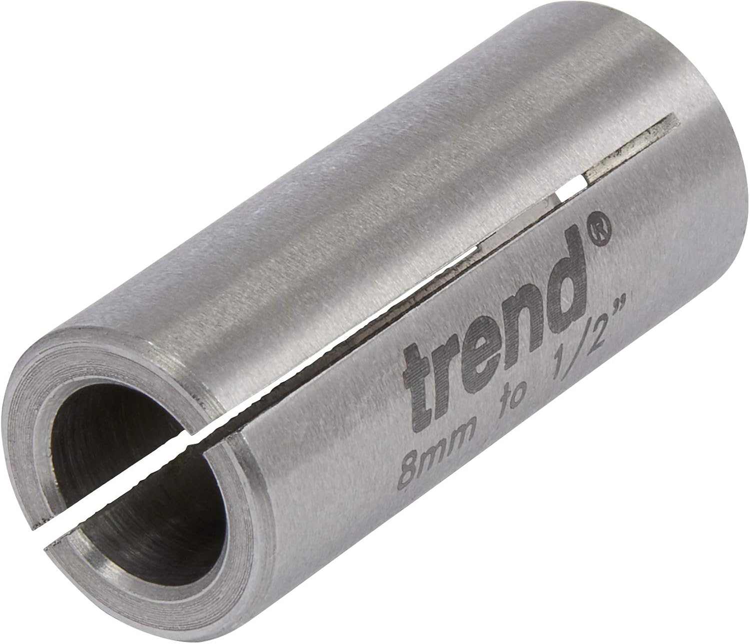 Trend 8mm Precision Multi-Slit Collet for Trend T10 / T11 / T12 / T14 Routers, CLT/T10/8, Silver - Image 4