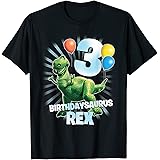 Disney Pixar Toy Story Birthdaysaurus Rex 3rd Birthday T-Shirt
