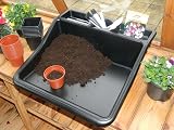 Tierra Garden Garden Tidy Tray Potting Tray Plastic Black 49x50x15 cm view 2