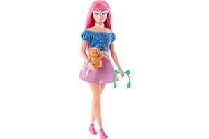 Barbie Mysteries: Beach Detectives Daisy Doll Wearing Signature Removeable Outfit with Storytelling Accessories, Including Pet Kitten