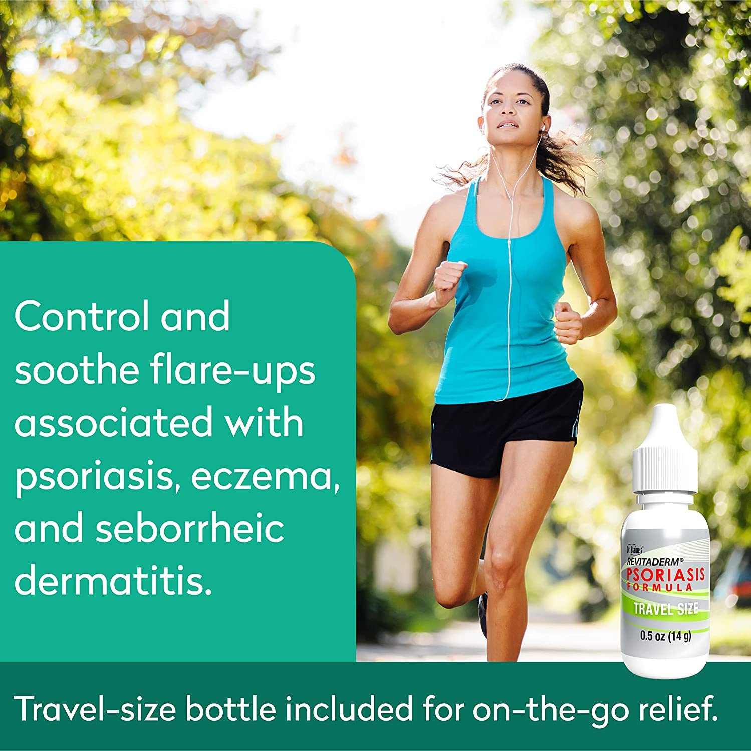 Dr. Blaine’s REVITADERM Psoriasis Formula - Topical Cream with Coal Tar, Tea Tree Oil and Lavender Oil for Itching, Flaking, Dry, Cracked Skin Relief - 4 fl. oz. - Includes Travel Size Bottle (2-Pack)