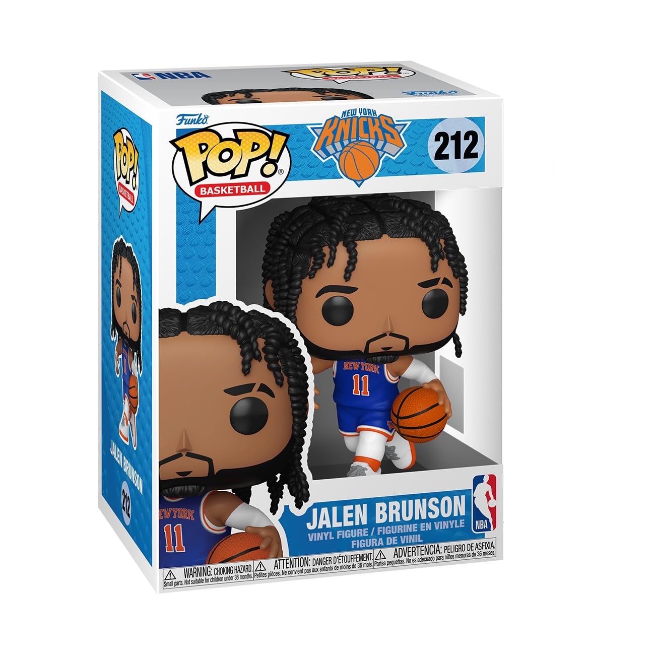 Funko Pop! NBA: Knicks - Jalen Brunson - NBA Players - Collectable Vinyl Figure - Gift Idea - Official Merchandise - Toys for Kids & Adults - Sports Fans - Model Figure for Collectors and Display