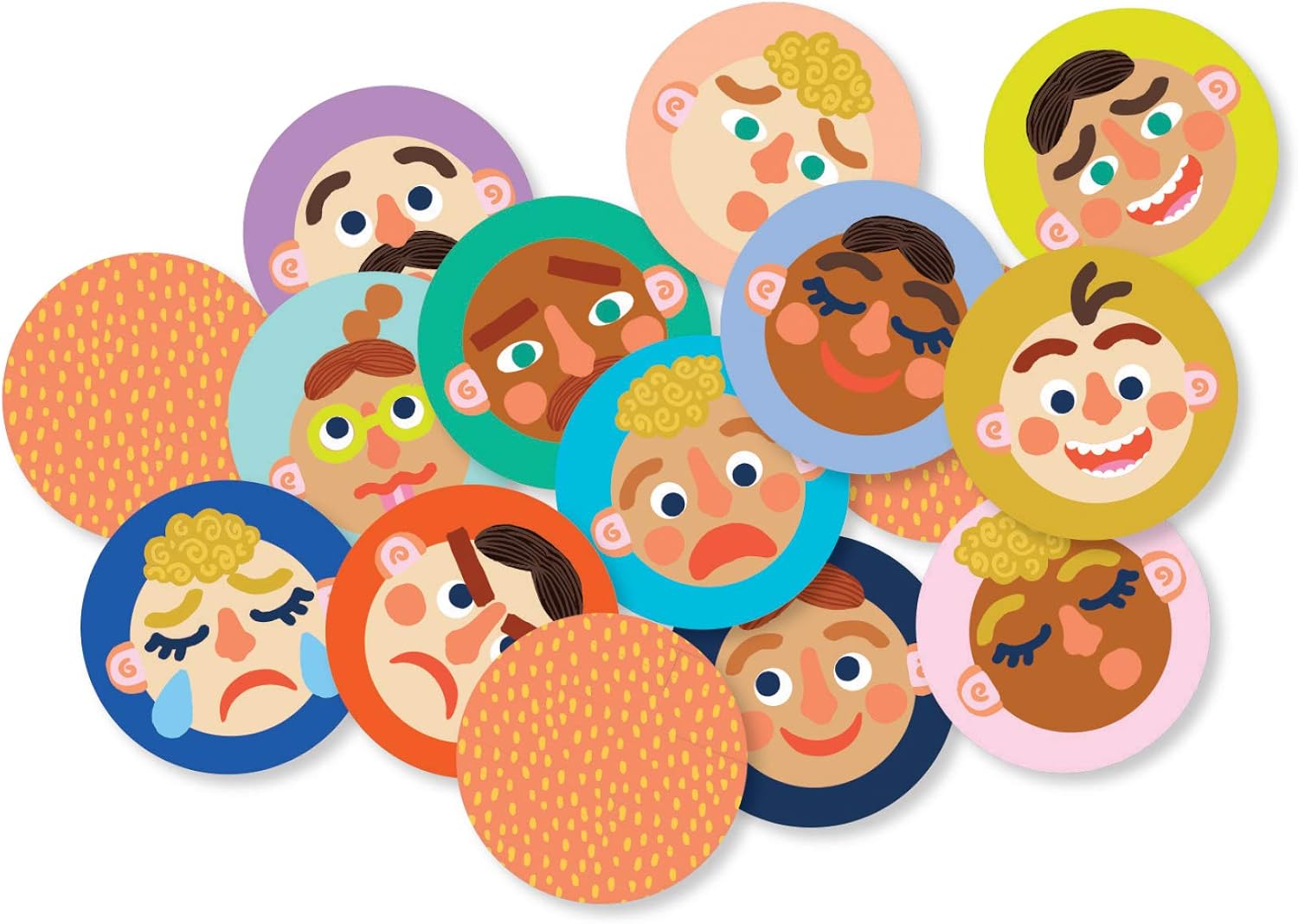 Manhattan Toy Making Faces Memory and Facial Recognition Matching Game Devlopmental and Emotion Toy, Multicolor - Image 3