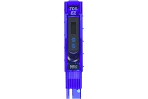 HM Digital TDS-EZ Water Quality TDS Tester, 0-9990 PPM Measurement Range, 1 PPM Resolution, +/- 3-Percent Readout Accuracy