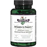 Vitanica Women's Phase I, Premenstrual Support, Vegan, 120 Capsules