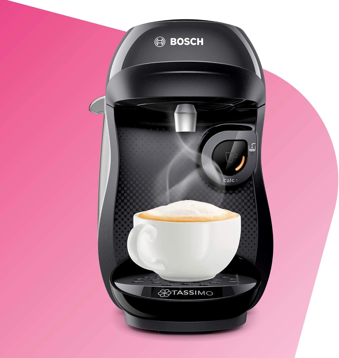 TASSIMO by Bosch HAPPY TAS1002NGB Coffee Machine, 1400 Watt, 0.7 Litre - Black - Image 4