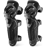 Scoyco Motorcycle Knee and Shin Guards – Motocross Knee Pads Adjustable TPU Protective Gear for Road Cycling