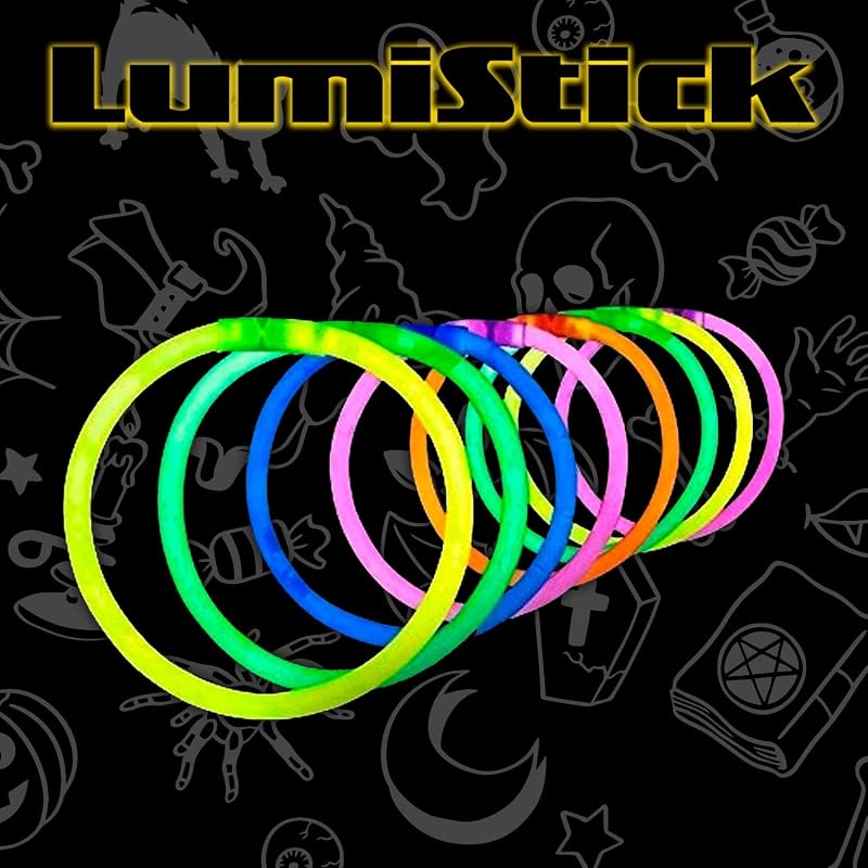Lumistick Glow Stick Necklaces Bracelets Party Lights 300 Assorted 8 Inch Long