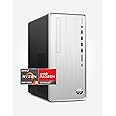 HP Pavilion Desktop PC, AMD Ryzen 3 5300G, 4 GB RAM, 256 GB SSD, Windows 11 Home, Wi-Fi 5 & Bluetooth Connectivity, 9 USB Ports, Wired Mouse and Keyboard Combo, Pre-Built Tower (TP01-2032, 2021)