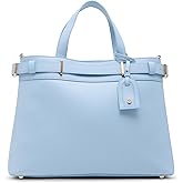 Anne Klein womens Anne Klein Belted Convertible Large Satchel Bag