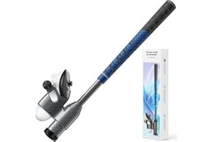 FALLINEP VR Golf Club Attachment for Oculus Meta Quest 3/3s, Carbon Fiber Material, Golf Weight, Precision Tracking, Non-Slip Real Grip, VR Golf Club Quest 3 Handle Accessories for Golf +, VR Golf Attachment
