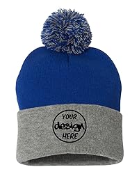 INK STITCH Sp15 Pom Pom Customized Custom Beanies