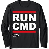 Admins Programmers Run CMD Long Sleeve T-Shirt