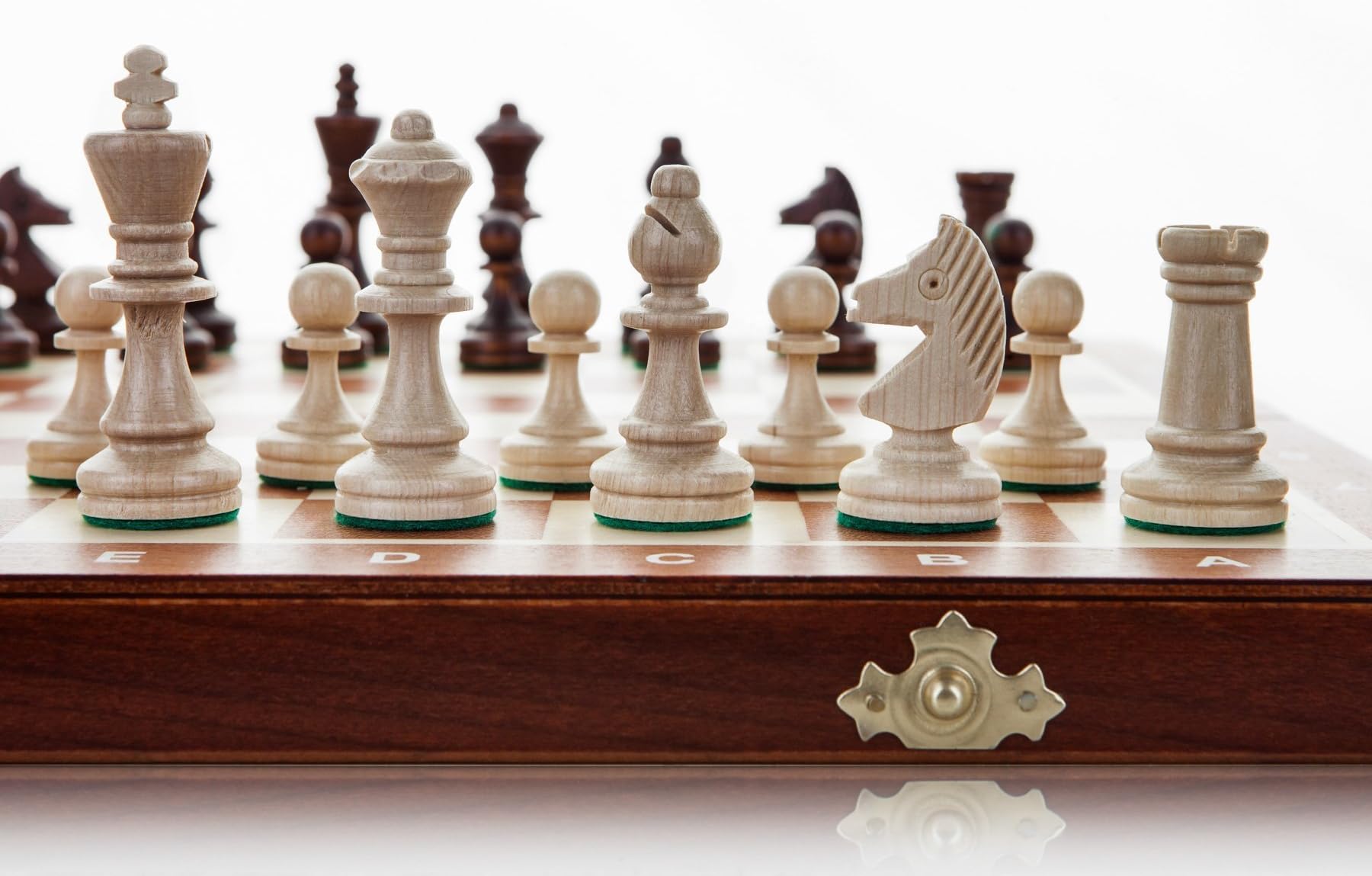 Tournament 3 - Medium 35cm / 13.8in Handcrafted Wooden Chess Set Professional Staunton