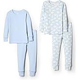 Amazon Essentials x Sofia Grainge Unisex Babies' Snug-Fit Cotton Footed Pajamas