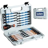 toolant 21pcs Extra Long Nut Driver Bit Set, SAE/Metric Magnetic Nut Driver Set with Replacement Handle