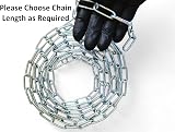 RSE Heavy Duty Galvanised Steel Chain 3mm 1.5m for Gate Bike Lock Fence view 5