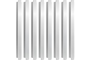 BOOSON 8 Pack 12 Inch Stainless Steel Adapter Bar Table Adapter Bar Cooler Divider for Hotel Restaurant Kitchen Catering Home Commercial Food Service Accessories