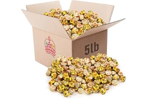 KANDY KORNER REESE'SMilk Chocolate Peanut Butter Cups in Bulk for Kids and Party Favors - Individually Wrapped ReesesCups Melt in Your Mouth Peanut Butter Candy Snack Size Bars Milk Chocolate Candies (5 Lb, Chocolate Peanut Butter)