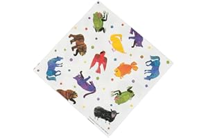 FUN EXPRESS Eric Carle’s Brown Bear, Brown Bear, What Do You See? Luncheon Napkins - Party Supplies - Print Tableware - Print Napkins - Birthday - 16 Pieces