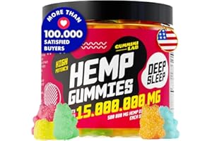 GUMMIMI Hеmp Gummies for Deep and Healthy Bеdtime - Ensure the Peace of Body - Assorted Fruit Flavors - Hеmp Oil Infused Gummy Vitamins - Made in USA