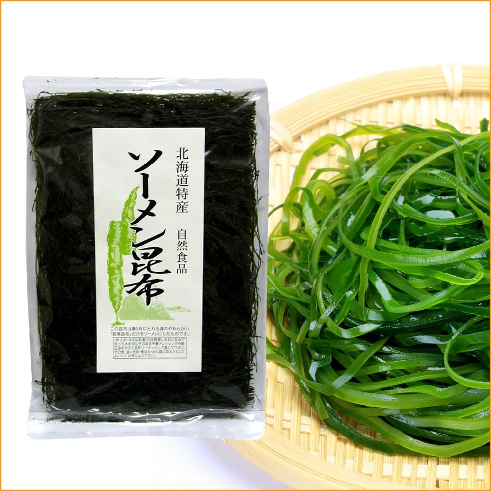 Amazon 北海道特産 ソーメン昆布 3枚入り 30g 昆布 海藻加工品 海藻類 通販