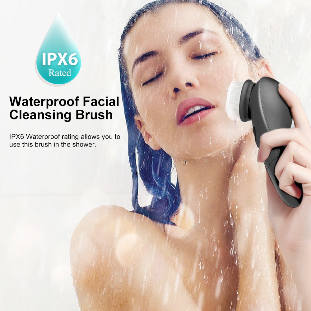 TOUCHBeauty Facial Cleansing Brush for Men with 6° Oscillating Cleansing Technology 2 Speed Setting Brush, Electric Facial Exfoliating Device Gary: Health & Personal Care