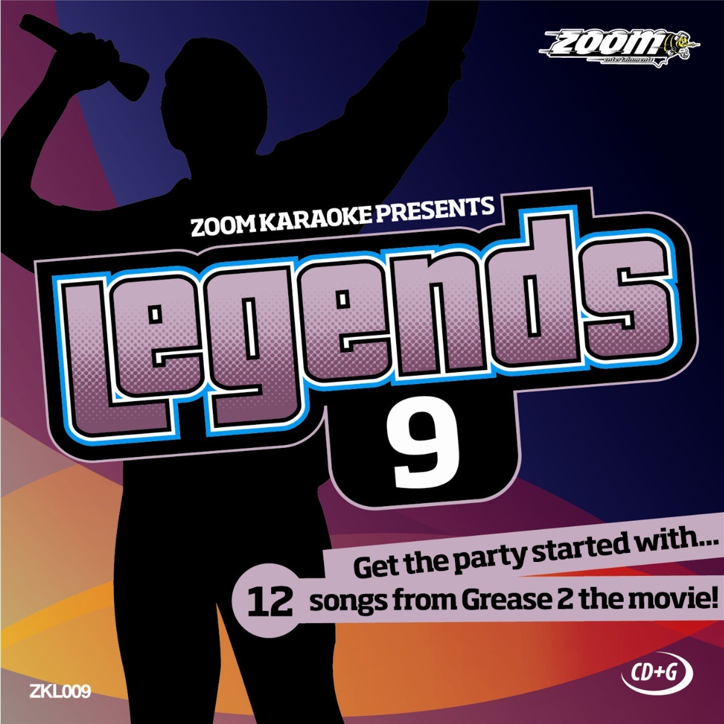 Zoom Karaoke CD+G - Legends Volume 9 - Grease 2 Soundtrack [Card Wallet]