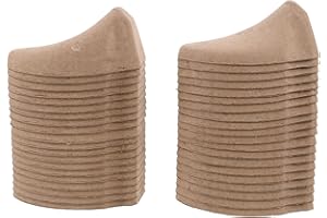 JEWEDECO 20 Pairs Paper Shoe Trees Inserts for Size 38-40 Sneakers Boot Shaper Anti-crease Pulp Shoe