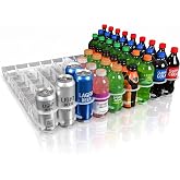 Visi-Slide 20oz Cooler Glides &ndash; Gravity-Fed Drink Organizer, 6-Pack