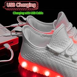BosenHulu Light Up Shoes for Women Men Unisex USB