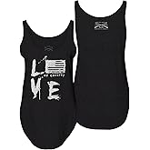 Grunt Style Love of Country Women's Flowy Tank Top