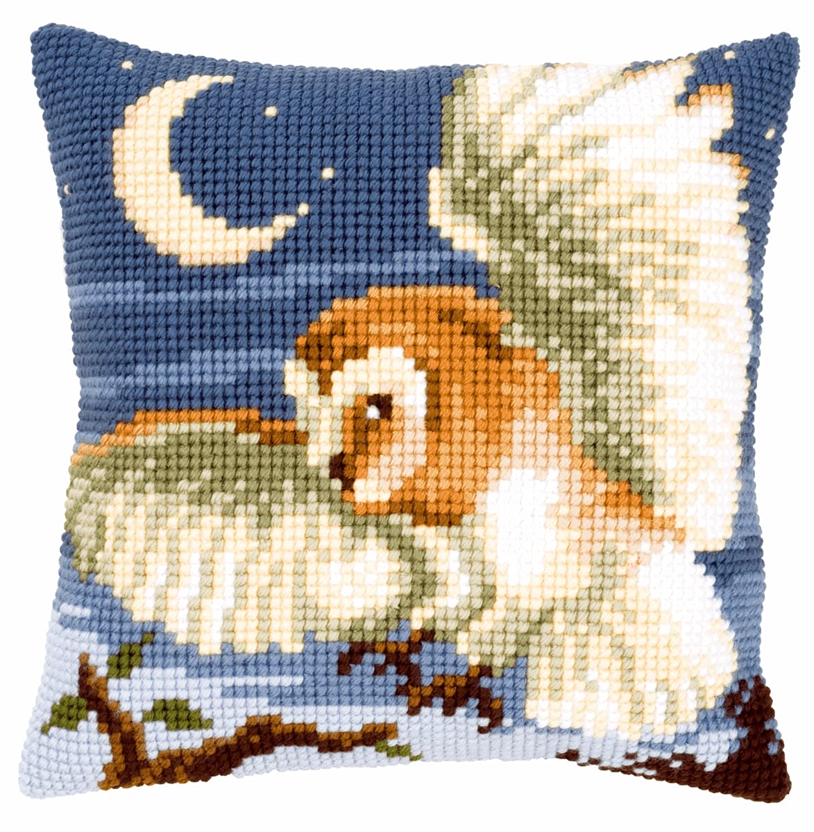 Vervaco Midnight Owl Cross Stitch Cushion