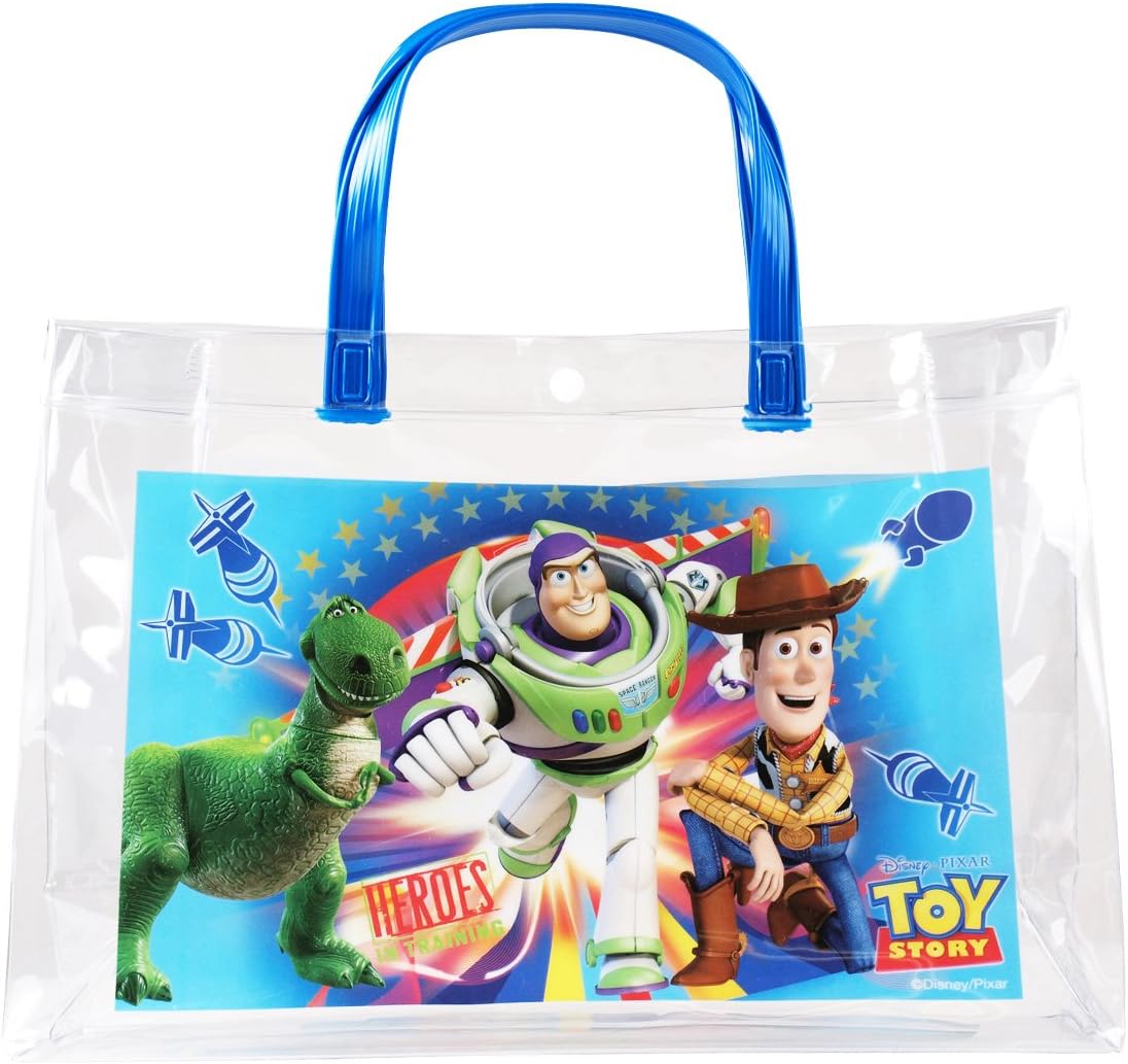 Amazon Co Jp トイストーリー プールバッグ 子供用ビニールトートバッグ トライシーン ディズニー スポーツ アウトドア