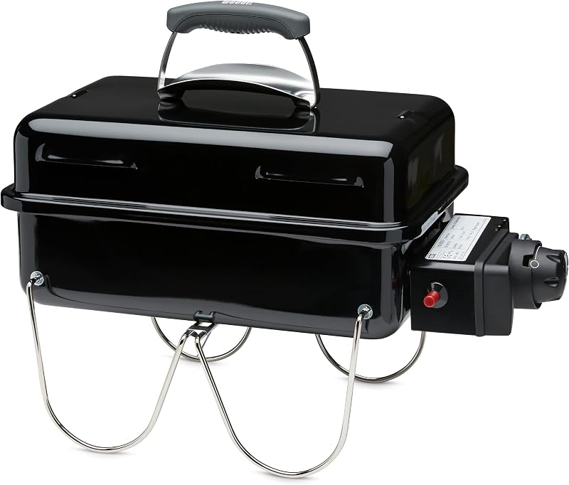 Weber Go-Anywhere Gas BBQ Portable Grill with Folding Legs 42 x 26 cm