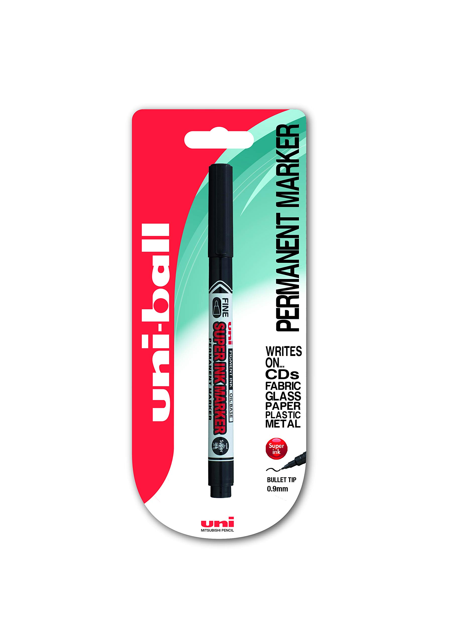 uni-ball Super Ink Marker PNA-125 - Black, Single Pen